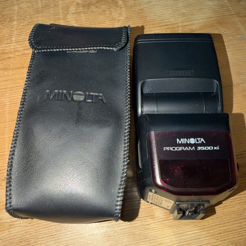 Minolta flash program 3500xi - minolta,